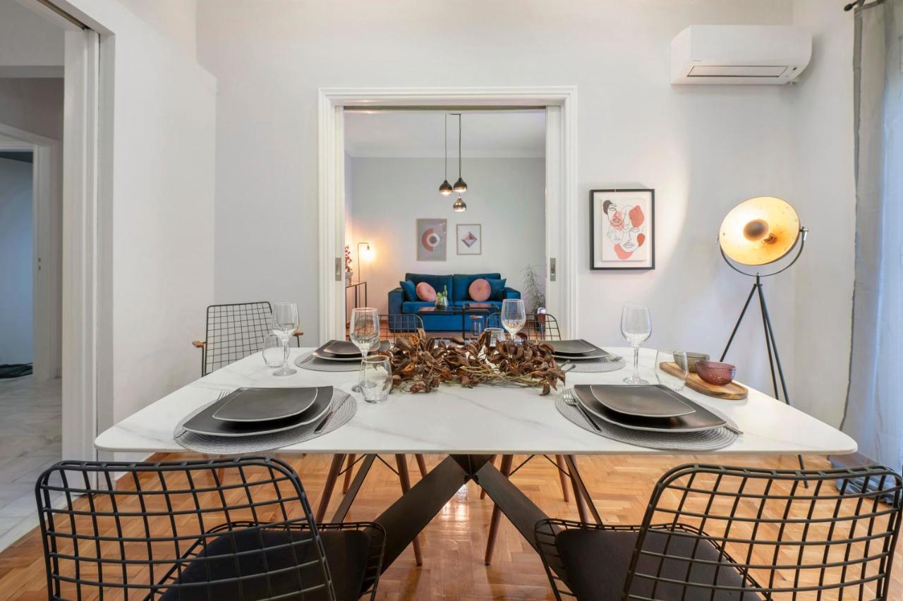 Luxury 2 Bdroom Apt- Megaro Mousikis Atény Exteriér fotografie